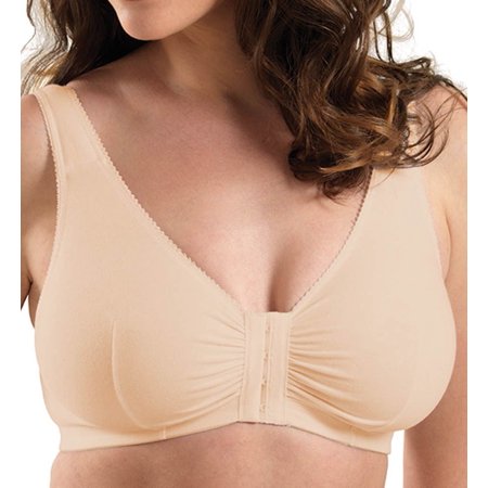 

Leading Lady Womens Front-Close Cotton Wire-Free Bra Style-110