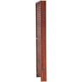 thumbnail image 3 of Oriental Furniture 6 ft. Tall Wooden Louvered Room Divider Walnut 6 Panel, 3 of 6