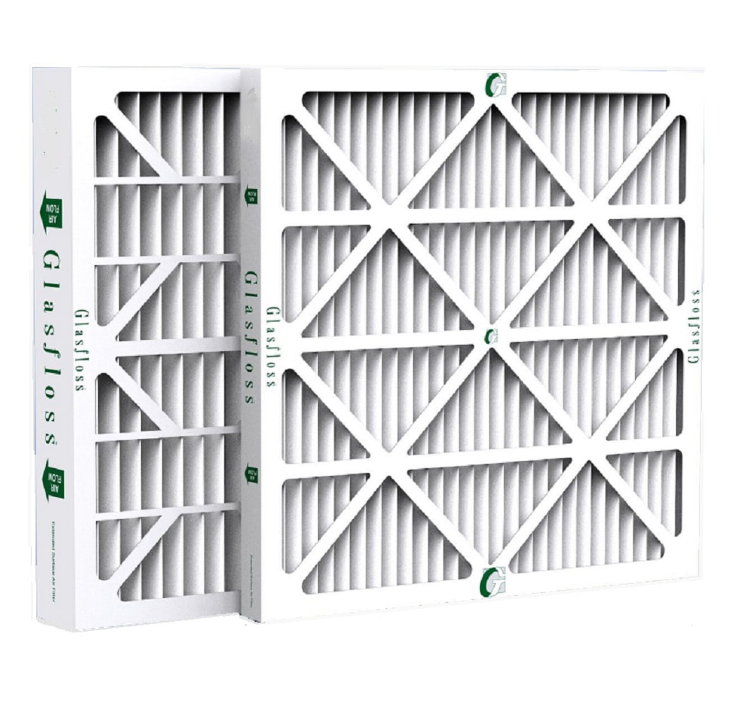 20x30x1 GLASFLOSS HIGH EFFICIENCY MERV 8 PLEATED FURNACE FILTERS 12 PACK 