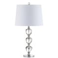 thumbnail image 3 of JONATHAN Y Cole 27" Crystal LED Table Lamp, Clear/Chrome, JYL2042A, 3 of 8