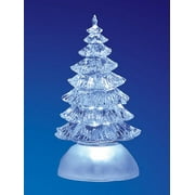 Icy Giftware LED Lighted Traditional Christmas Tree Figurines - 7" - Set of 2