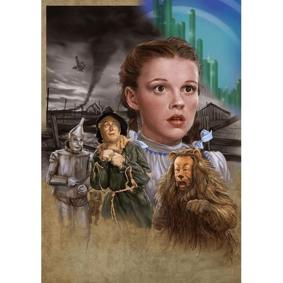 Diamond Painting Kits for Adults,The Wizard of Oz Diamond Art Kits Full Drill Diamond Dots Paint with Diamonds Gem Arts and Crafts for Beginner Kids Home Wall Decor 12X16IN