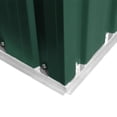 thumbnail image 4 of vidaXL Garden Shed Green Metal, 4 of 5