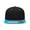 Black/ Teal, variant on 110FT Adult Wool Blend Snapback Two-Tone Cap (2 PACK)