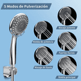 thumbnail image 5 of Regadera de duchaBloosom  Baño 207 circular color plateado cromada plata, 5 of 5