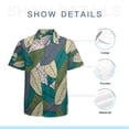 thumbnail image 7 of High Quality Hawaiian Shirts for Men Short Sleeve Aloha Beach Shirt Floral Summer Casual Button Down Shirts Blouses AOQGKA, 7 of 7