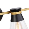 thumbnail image 7 of AC11804BB Artcraft Lighting Kanata - 4 Light Bath Vanity-9 Inches Tall and 36 Inches Wide-Black/Brushed Brass Finish, 7 of 7