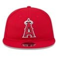 thumbnail image 2 of Men's New Era Red Los Angeles Angels Baseball Hall of Fame Retro Crown 9FIFTY Adjustable Hat, 2 of 5