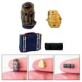 thumbnail image 6 of Kokiya 1/64 Travel Backpack 4 Pieces Hand Painted Trains Desktop Architectural Ornament A, 6 of 9
