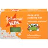 Johnson's Kids E-Z Grip Soap, Soap Bar And Pouch, Berry Punch