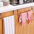 thumbnail image 4 of Qianli Towel Rack, Tea Towel Hook for Door Without Drilling, Towel Rack for Hanging on Cupboard, Stainless Steel Bathroom Towel Rack Kitchen Towel Rack (23cm), 4 of 5