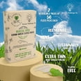 thumbnail image 3 of Biodegradable floss picks 100 pieces 2 packs | Eco-friendly bamboo straw grass sustainable mint flavored floss picks, suitable for children and adults teeth cleaning, for environmental conscious, 3 of 4