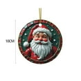 thumbnail image 3 of AuroraX Clear Christmas Decoration Set Minimalist Plastic Hanging Ball Ornaments Neutral 2025 9 pcs for Home,Tree Decoration Decor, 3 of 8