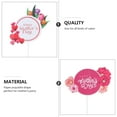 thumbnail image 3 of EXHUMKY 10Pcs Cake Insert Cards Red Cake Decor with Clear Printing Fine Craftsmanship, 3 of 8