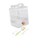 thumbnail image 5 of Contenedor de almacenamiento de agua, cubo de almacenamiento de agua de 20 litros de capacidad con amplia abertura de llenado, reutilizable con asa de Claro, 5 of 9