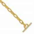 thumbnail image 2 of Auriga 14k Yellow Gold Lab Grown Diamond VS/SI DEF Toggle Bracelet 7inch for Women, 2 of 6