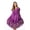 Purple / White, variant on Riviera Sun Batik Tie Dye Summer Dress Beach Cover Up (Purple / White, X-large)