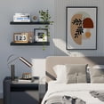 thumbnail image 3 of Gaming Floating Shelves, Large LED Wall Mounted Display Shelf, Adjustable Hanging Pipe Shelf Bookshelf with Lights 6 Hooks for Game Living Room Bedroom Coffee Bar Kitchen Decor, 3 of 15