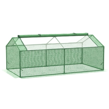 71" x 36" x 28" Mini Greenhouse Portable Hot House for Plants with Large Zipper Windows for Outdoor, Indoor, Garden, Green