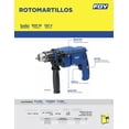 thumbnail image 2 of Taladro Rotomartillo Perforador Foy 1/2 In Pared Losas Pisos RM312C, 2 of 2