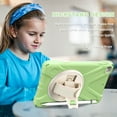 thumbnail image 2 of Allytech iPad Mini 5 Case Kids, iPad mini 4 Case with Screen Protector, Heavy Duty Protection Rugged Kids Friendly Shockproof Kickstand Pencil Holder Cover for Apple iPad mini 4/ mini 5,Matchagreen, 2 of 9