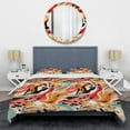 thumbnail image 3 of Designart "Metropolitan Color Fusion" Black Geometric Bedding Covert Set - Modern & Contemporary Bed Set With 1 Sham, 3 of 5