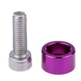 thumbnail image 2 of Juego de 3 arandelas de guardabarros de aluminio anodizado M8 Tornillos Tornillos Compartimiento del motor Baoblaze Kit De Arandelas Copa, 2 of 6