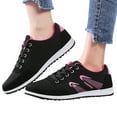 thumbnail image 3 of Chaussures pour Femmes Course Chaussures de Course pour Femmes Mode Décontractée en Maille Respirante Espadrilles à Lacets Sport Chaussures de Course, 3 of 9