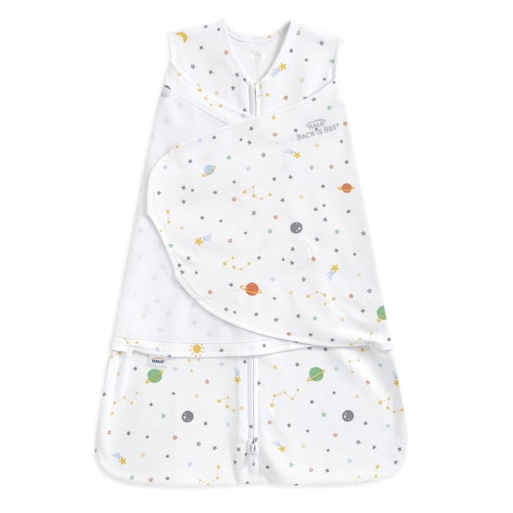 Halo® Sleepsack® Swaddle, 100% Cotton, Space, Infant Boys, Small, 3-6 Months