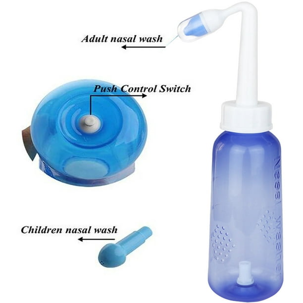 500ML adulte enfants lavage Nasal nettoyant nez nettoyage