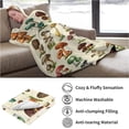thumbnail image 4 of Mushroom Blanket for Mens Womens, Super Soft Fluffy Mushroom Gifts Plush Blanket, Lightweight Retro Flannel Adults Mushroom Decor Blanket for Christmas Thanksgiving Bed Sofa Chair 60x80in, 4 of 6