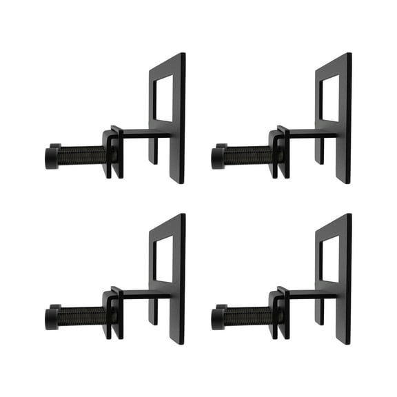 Set of 4 Metal Bed Frame Reinforcement Brackets Tool Release Installation Sturdy Support for Home Hotel Use