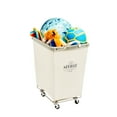 thumbnail image 5 of Seville Classics Cream Rolling Laundry Hamper, 5 of 7