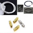 thumbnail image 3 of 20PCS Brass Cord End Caps Jewelry Clasps Unique Jewelry Making Brass Screw Clasps Cord Ends for Bracelets Necklaces Silver, 3 of 5