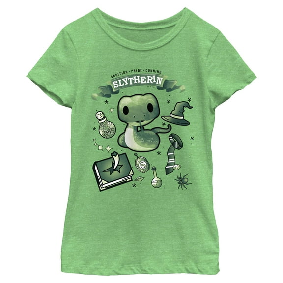 Girls Harry Potter Slytherin House Spread T Shirt