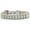 Silver, variant on Sprinkles Ice Cream Dog Collar Pearl And Ab Crystals Size Size 18 Silver