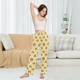 thumbnail image 4 of joogoo Women Cartoon Monkey Bananas Pajamas Pants Lounge Bottoms Pjs with Pockets XXL, 4 of 8