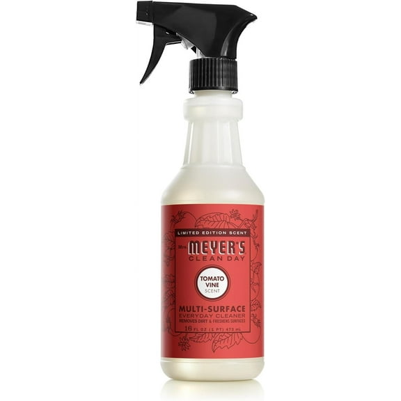 MRS. MEYER'S CLEAN DAY Multi-Surface Everyday Cleaner, Tomato Vine Scent, 16 Ounce Bottle