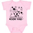 thumbnail image 3 of Inktastic Please Be Kind to Every Kind Cute Pig and Flowers Boys or Girls Baby Bodysuit, 3 of 5