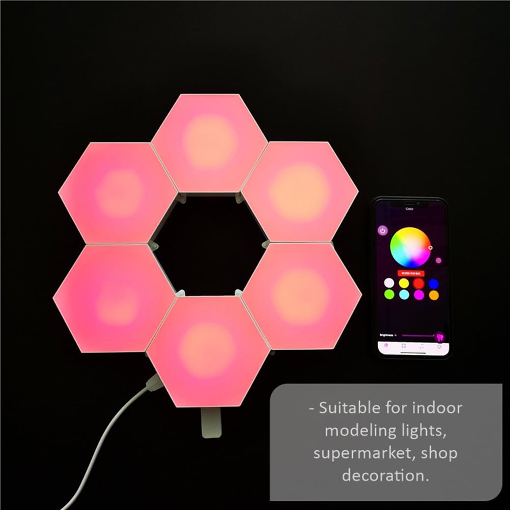 Buy Remote Control Hexagon Wall Light,WallMounted DIY Geometric