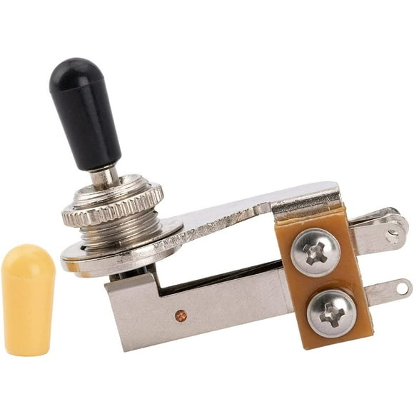 Basic Metric 3-Way Right Angle Toggle Switch L-Type Pickup Selector for Epiphone Les Paul SG ES Electric Guitar