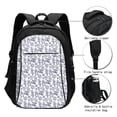 thumbnail image 3 of Daiia World Travel2 Pattern USB Charging Backpack for Men and Women, Anti-Theft Backpack,Travel Backpack,School Backpack,College Backpack,Laptop Backpack, 3 of 7
