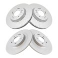 thumbnail image 2 of TRQ Front and Rear Brake Rotors Set Premium G-Coated Fits Select 2018-2022 Mitsubishi Eclipse Cross 2014-2018 Outlander 2013-2022 Outlander Sport, 2 of 7