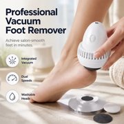 Electric Foot Callus Remover Egg Shape 6.5x9cm White for Dead Skin Suction