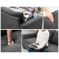 thumbnail image 6 of Modern Sofa for Living Room,83-Inch Corduroy Comfy Sofa with Deep Seats and Wide Armrests,Removable Cover,3 Seater Sofa,Easy Assembly for Small Spaces, 6 of 7