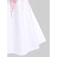 thumbnail image 4 of Camiseta con Estampado de Bandera de Estados Unidos en Talla Extra Rosegal  Camisetas tallas grandes, 4 of 5