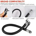 thumbnail image 2 of Tire Inflator Extension Tube, Car Tires Replacement Hose, Tire Inflator Pump Hose, Bicycle Air Compressors Air Pumps, 2 of 5