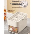 thumbnail image 4 of ZheElen Large Capacity Ice Tray With with this One-Click Demolding Feature Dustproof And Odor Proof Ice Tray With Lid, 4 of 6