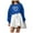 Blue, variant on IROINNID Long Sleeve Dress for Women Over Sized Sweatshirt Dress Round-Neck Ladies Casual Dresses,Blue