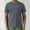 46#Dark Gray, variant on Men's Summer Solid Color Casual Loose Short Sleeved Round Neck T-shirt Pullover Mens Men Camisole Tanks With Built In Bra Country Concert Tops